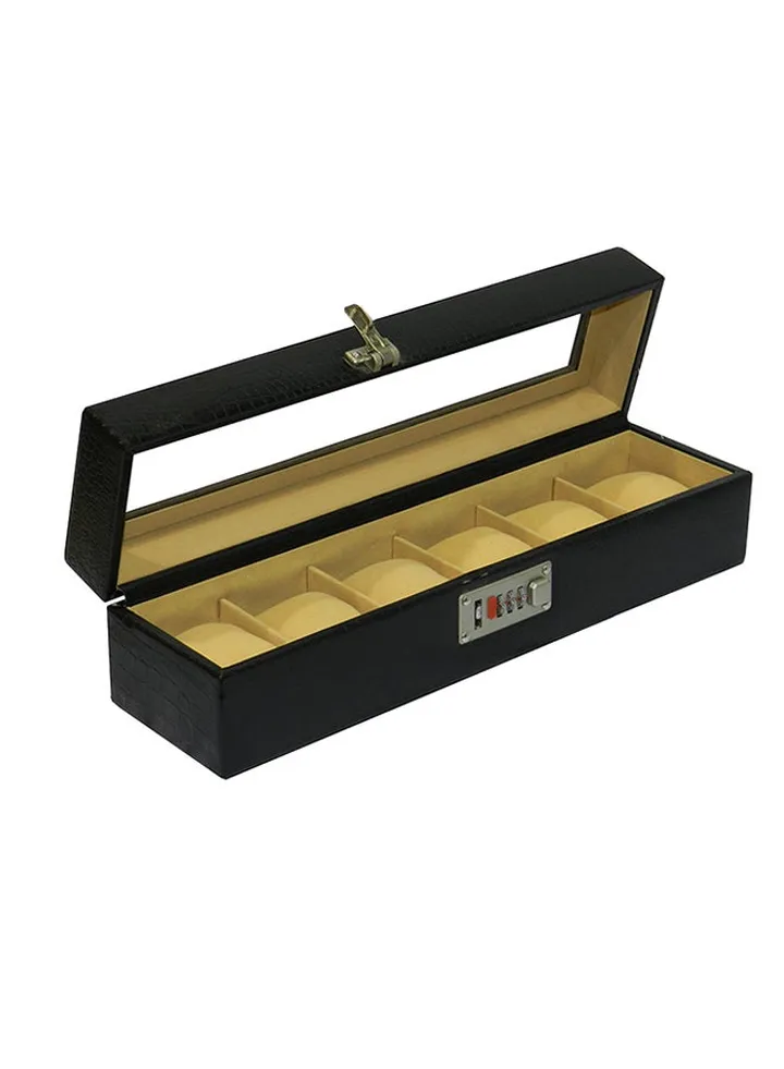 unisex Watch Organiser With Glass Top