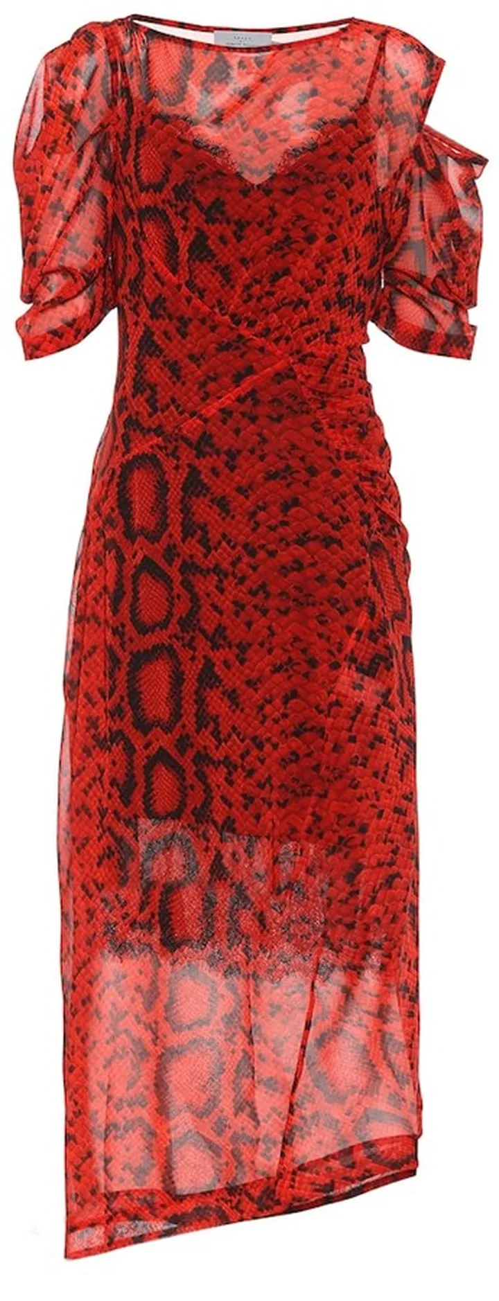 Franny georgette midi dress
