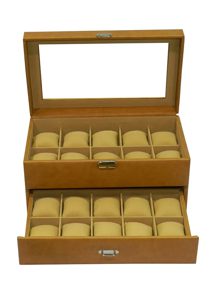 unisex 20-Piece Watch Organizer