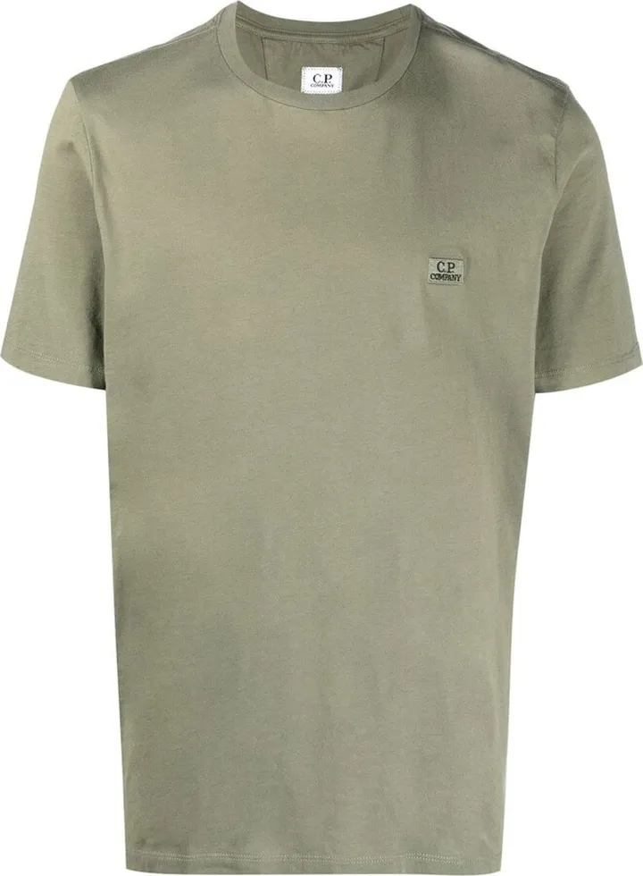logo-embroidered crew-neck T-shirt