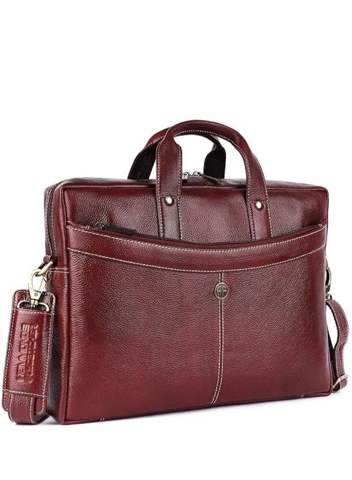 Brown Men's Laptop Bag
