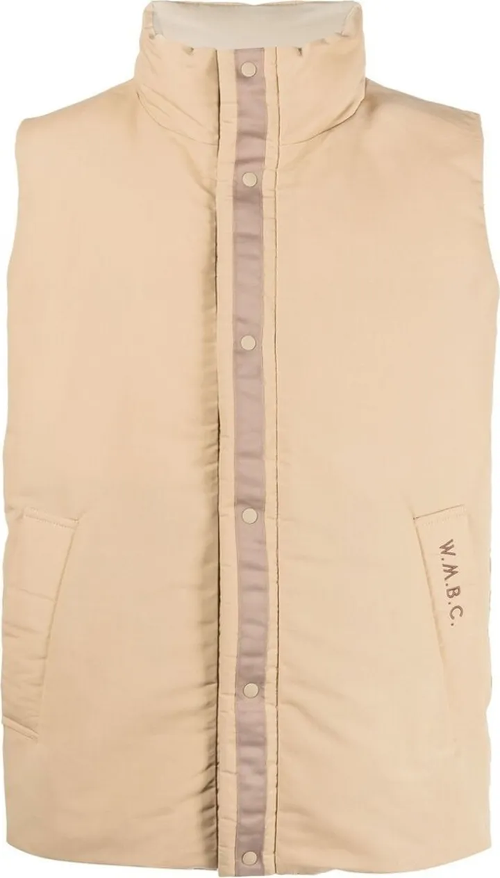 High-Neck Reversible Gilet