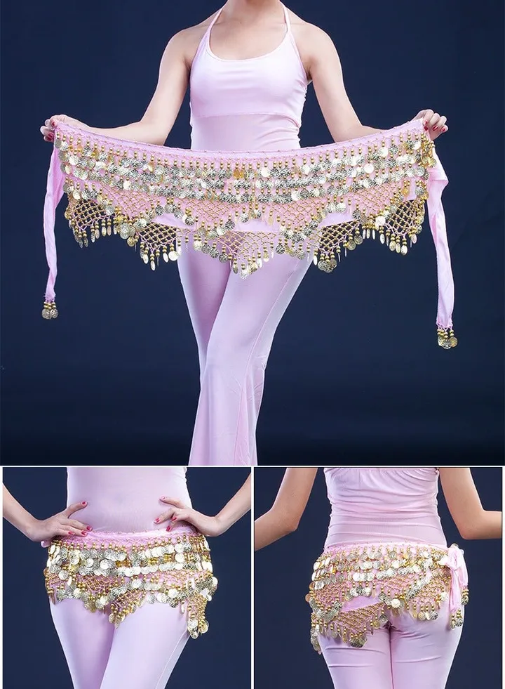 1pcs/3pcs/5pcs/10pcs/20pcs Belly Dance Waist Chain Light Purple