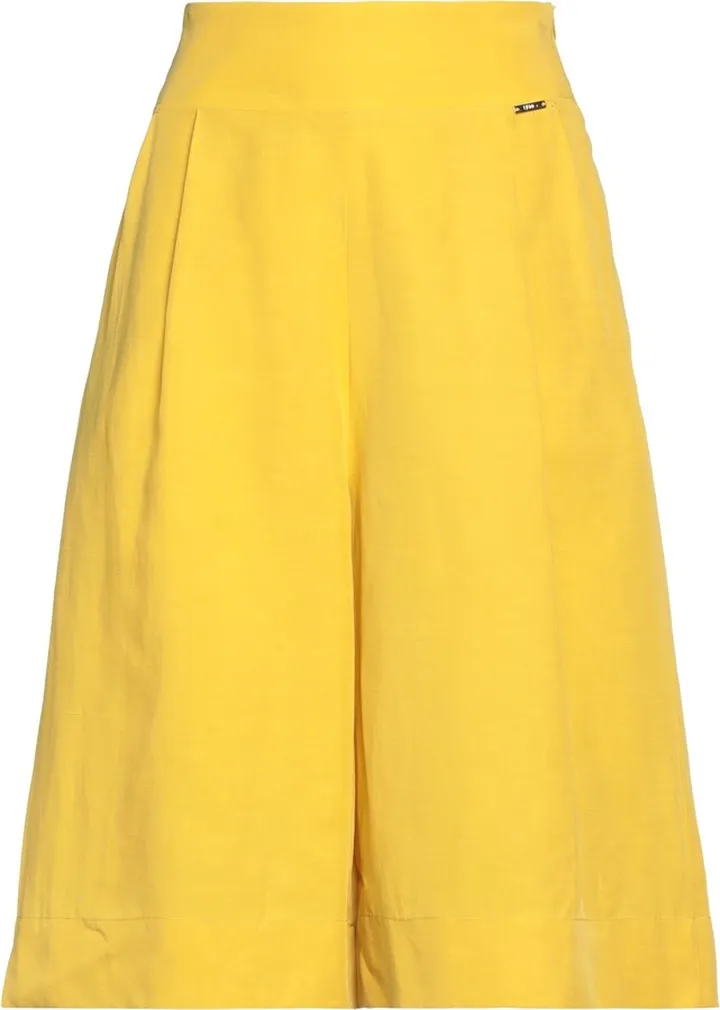 Cropped Pants Yellow