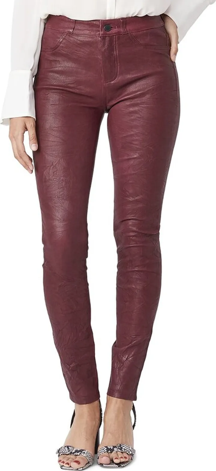 Paige Denim Hoxton Stretch Leather Pant