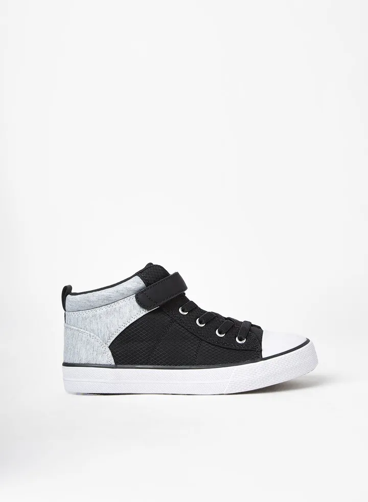 Kids Contrast Panel Sneakers Multicolour