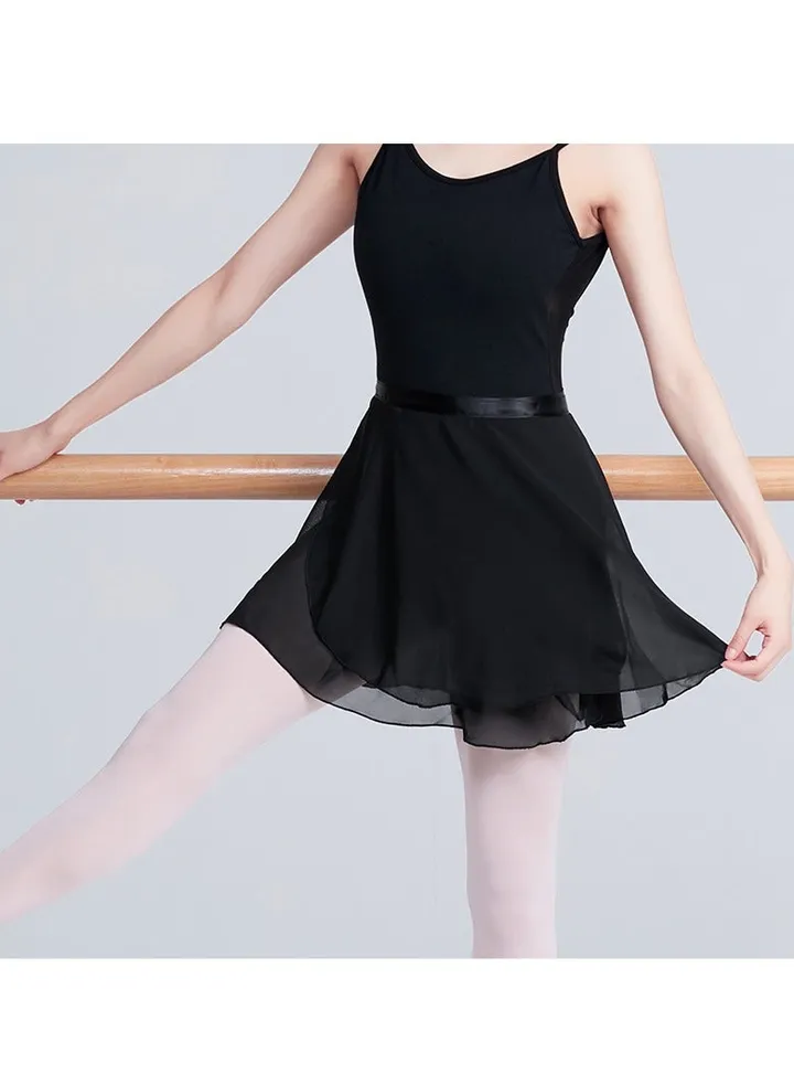 Women Ballet Wrap Skirt Black