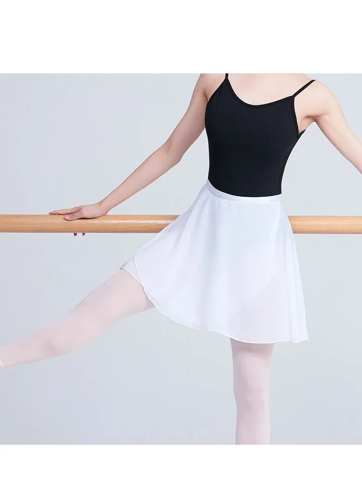 Women Ballet Wrap Skirt White