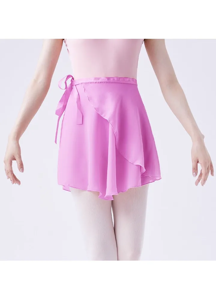 Women Ballet Wrap Skirt Light Purple