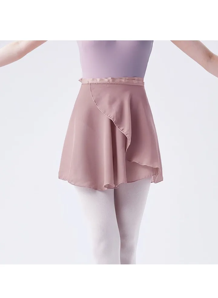 Women Ballet Wrap Skirt Begonia Red