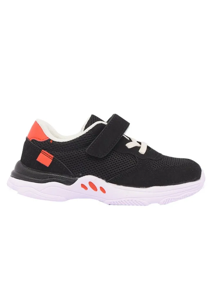 Baby Boys Mesh Velcro Low Top Sneakers Black