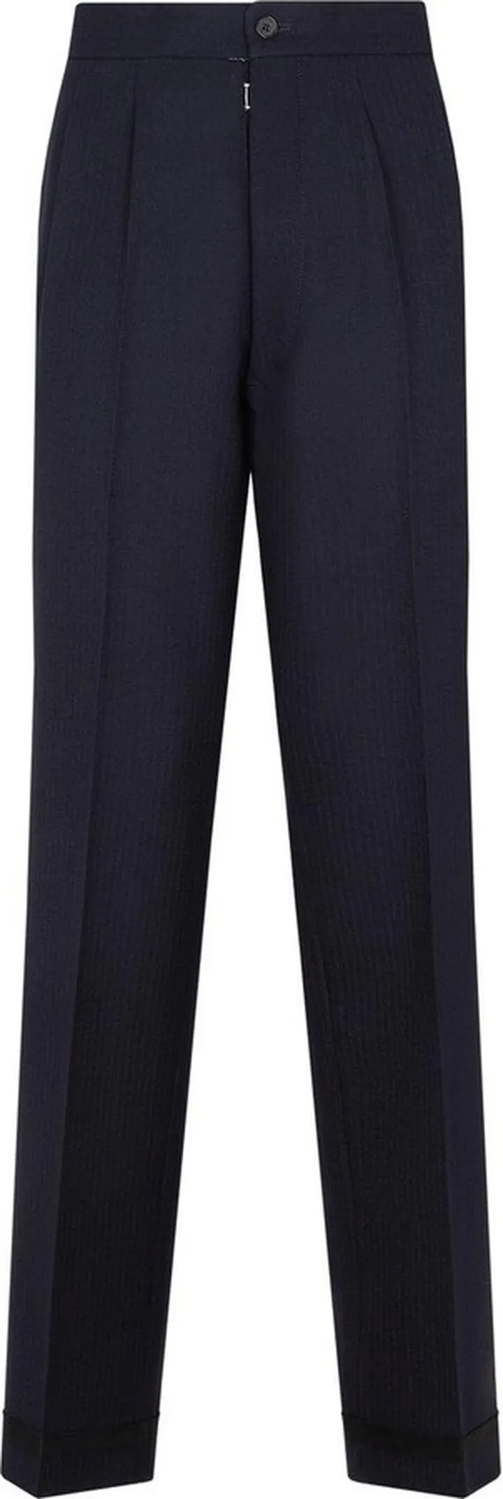 High-waist Pressed Crease Trousers