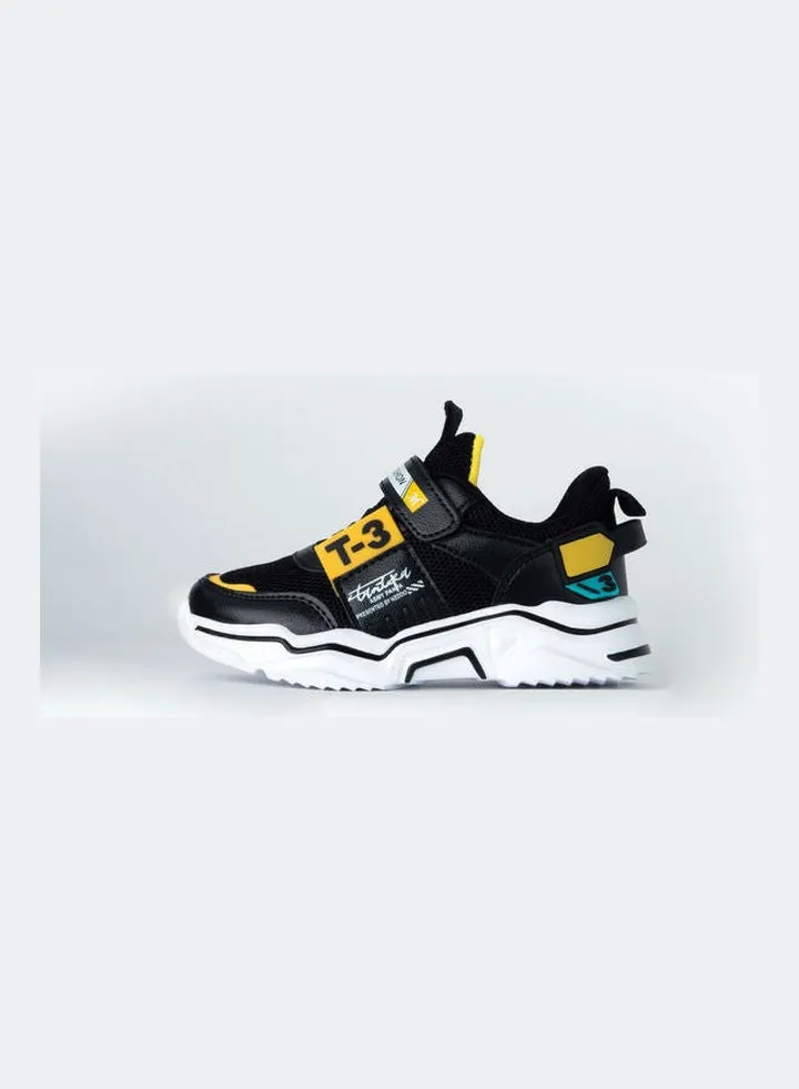 Austin velcro Low Top Sneaker Black