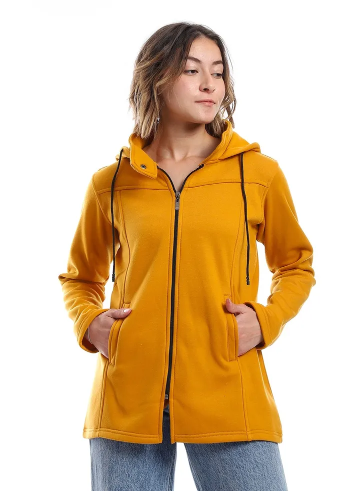 Women Hoodie With Front Zipper