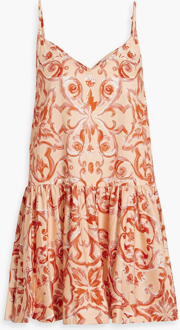 Cutout pleated crepe midi dress