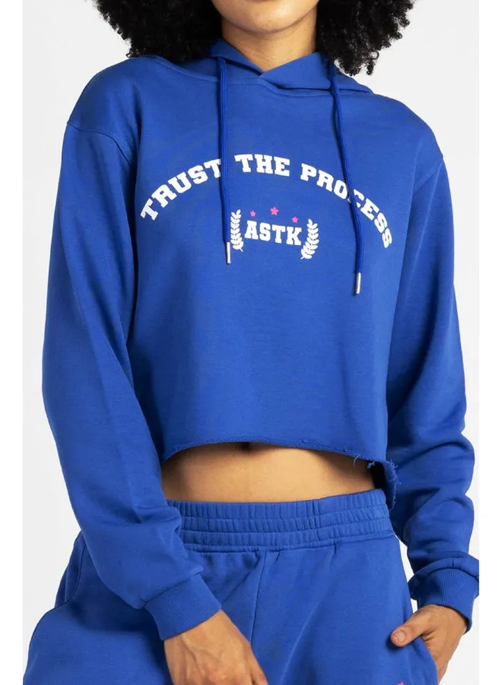 Women Melton Hoodie