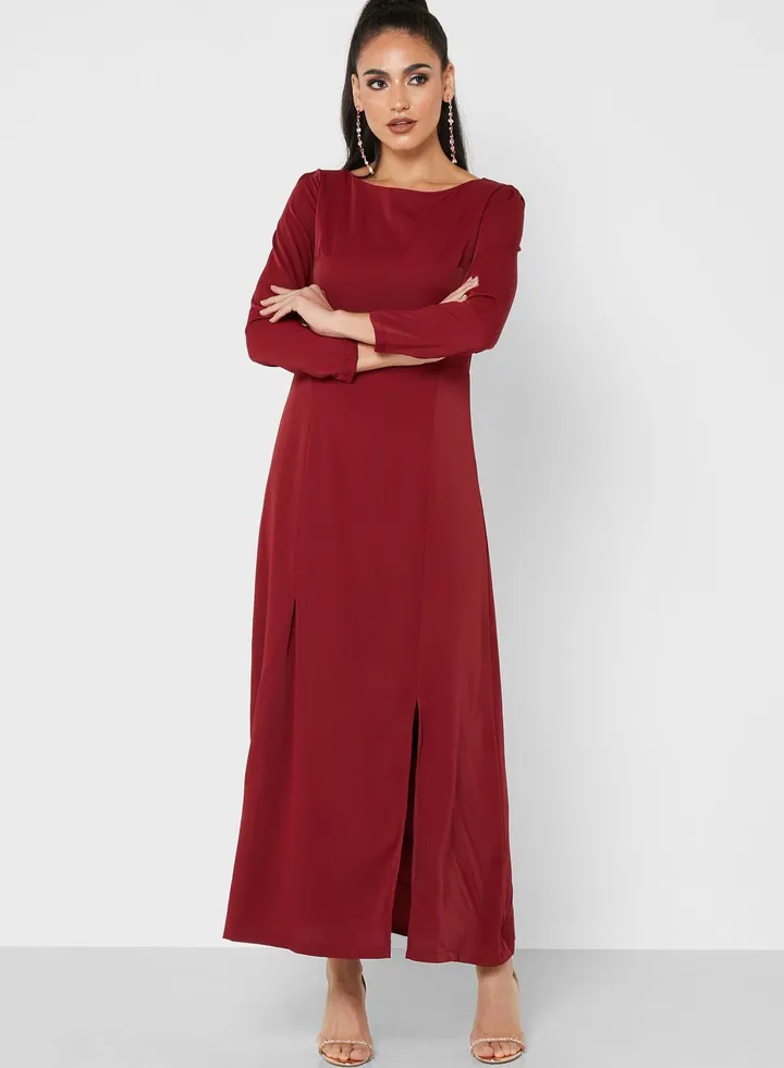Boat Neck Dress