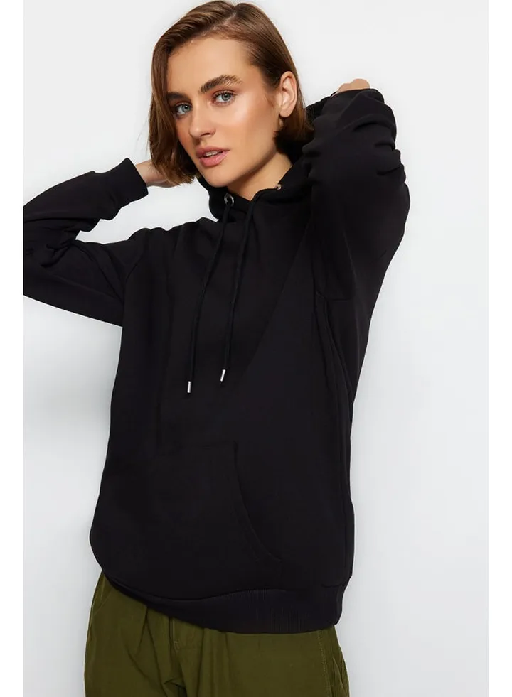 Hoodie - Black - Oversize