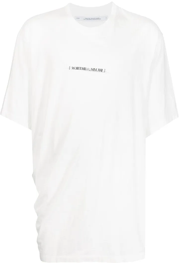 graphic-print oversized T-shirt