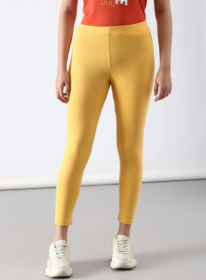 Slim Fit Leggings Beige