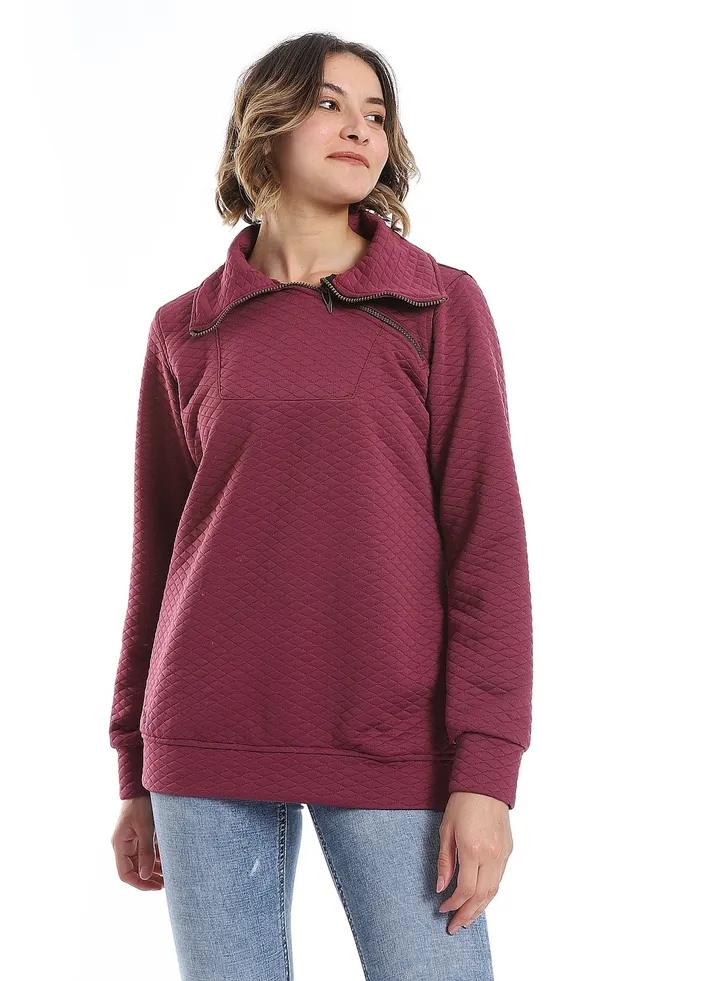 Women Closed Hoodie With Front Pocket