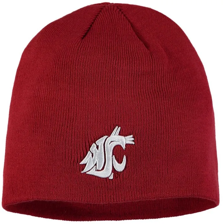 Men's Top of The World Crimson Washington State Cougars Ezdozit Knit Beanie
