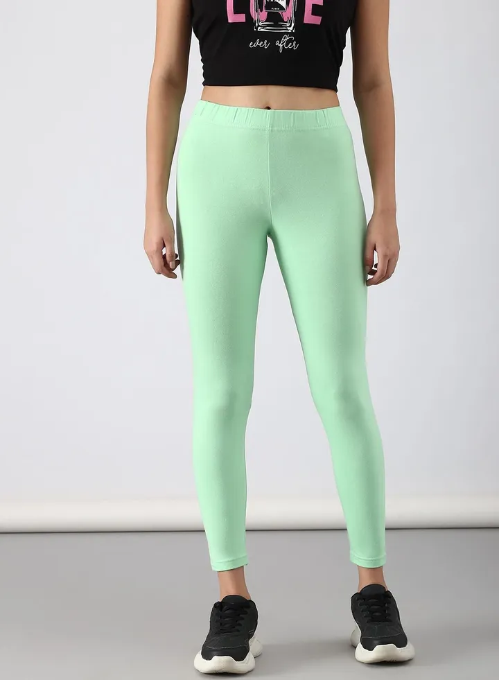 Skinny Fit Leggings Green
