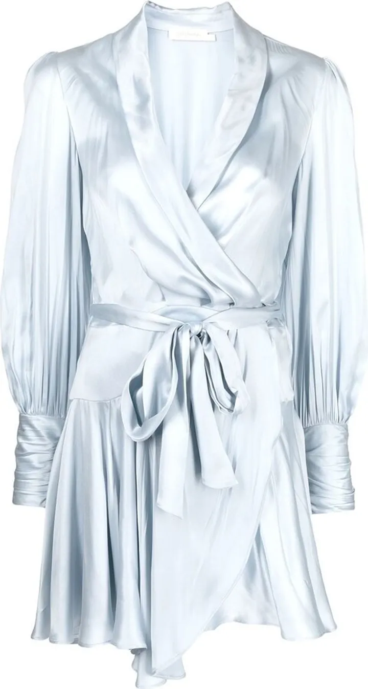 Wraparound Silk Dress