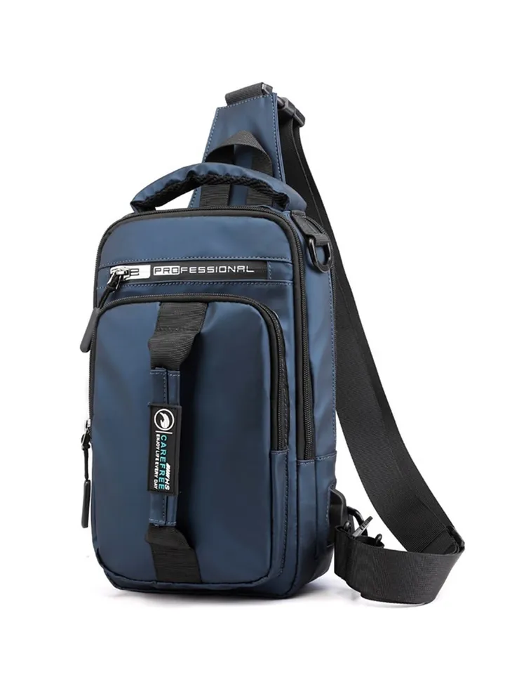 Crossbody bag 3*1 waterproof - navy blue