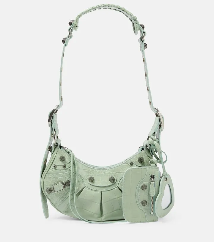 Le Cagole XS leather shoulder bag