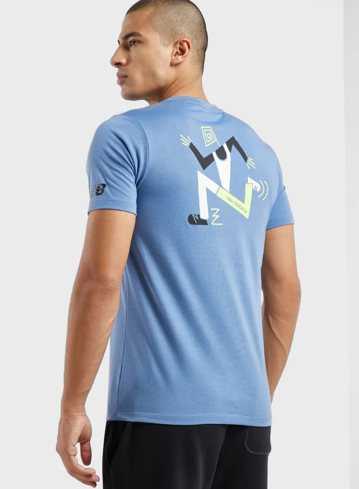 Tenacity Heathertech Graphic T-Shirt