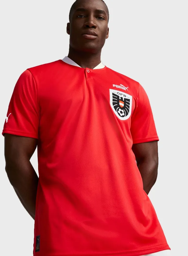 Austria Home Men Football Jersey
