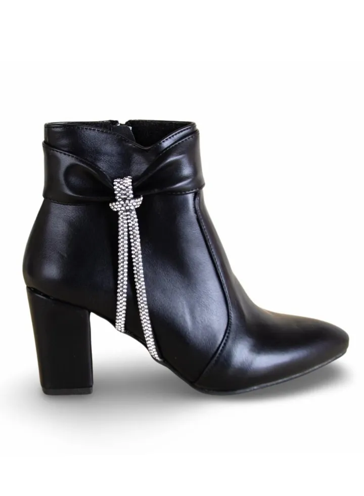 half boot leather Side Asters