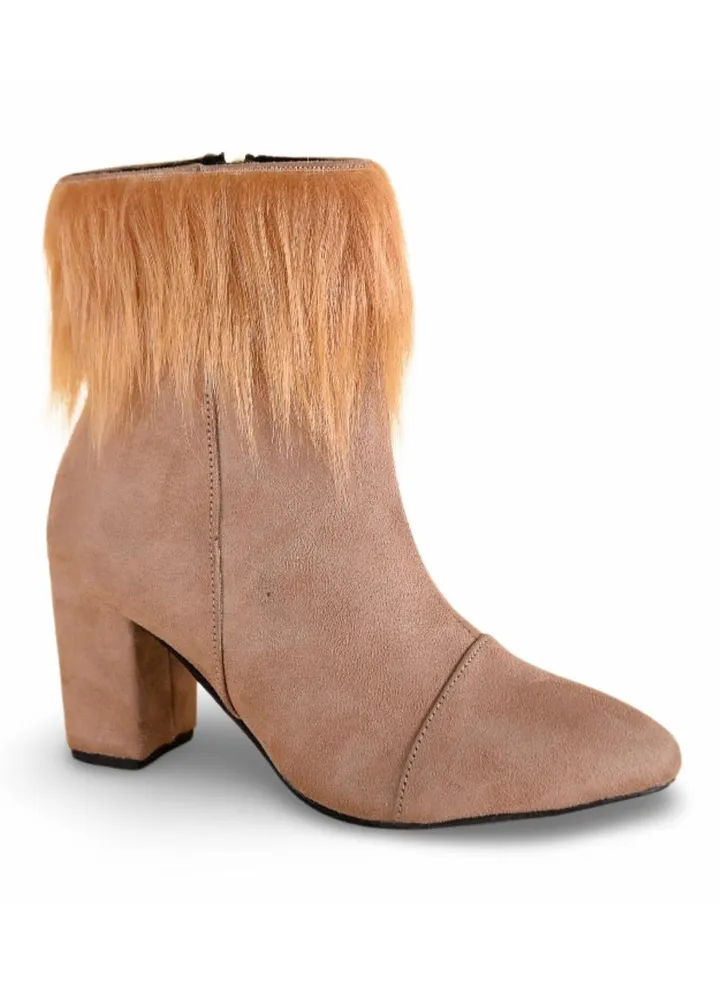 Boots Suede B-20-Beige