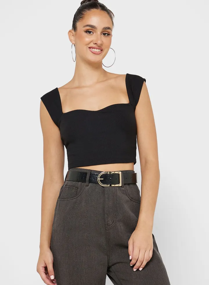 Sweetheart Neck Top