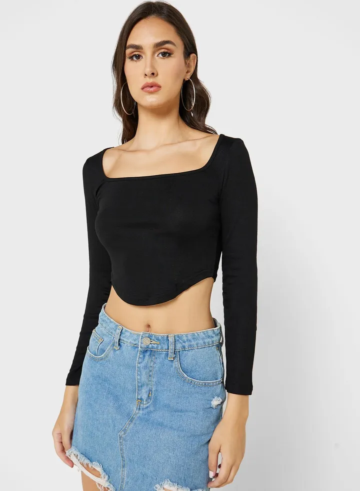 Sweetheart Neck Top