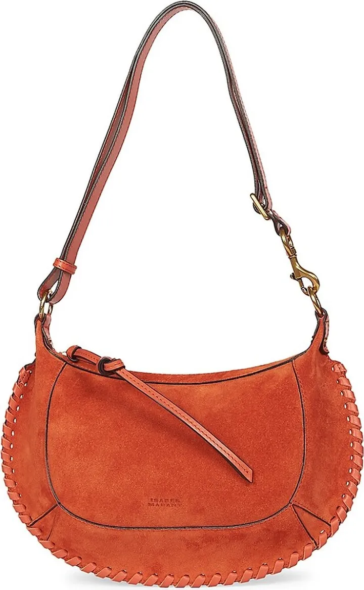 Oskan Moon Suede Shoulder Bag