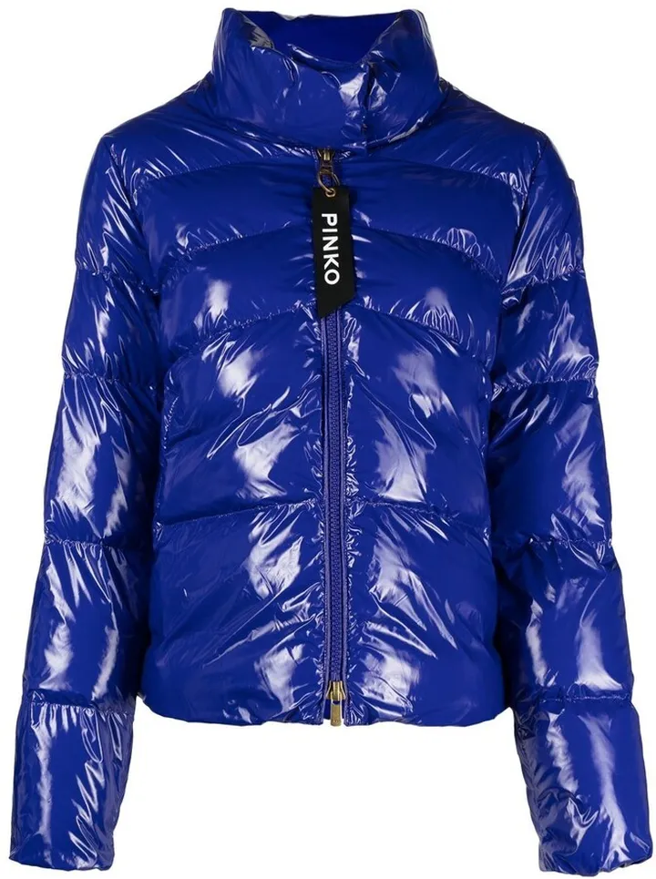 High-Shine Quilted Jacket
