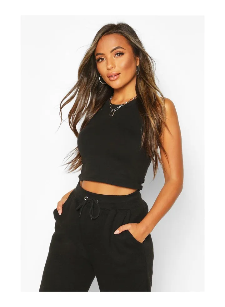 Petite Racer Crop Top