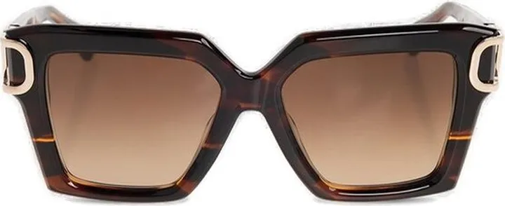 Valentino Eyewear Butterfly Frame Sunglasses
