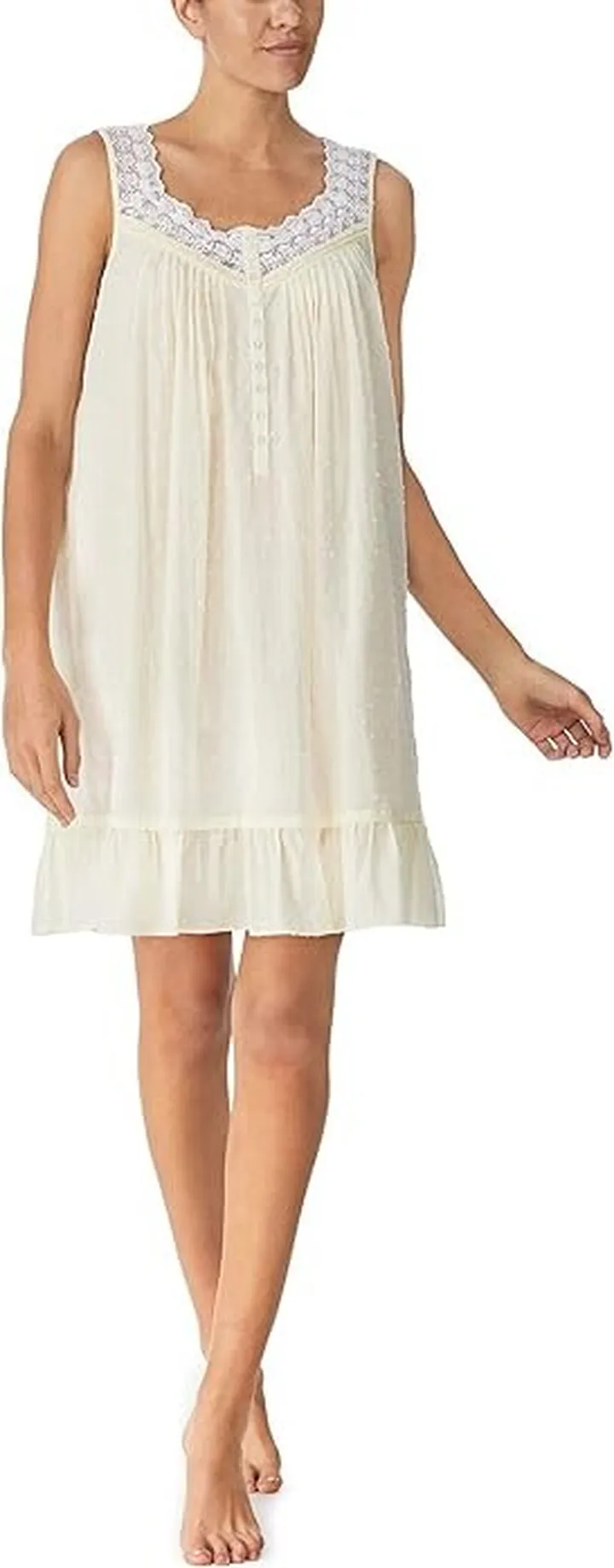 Eileen West Sleeveless Chemise (Buttercup) Women's Pajama