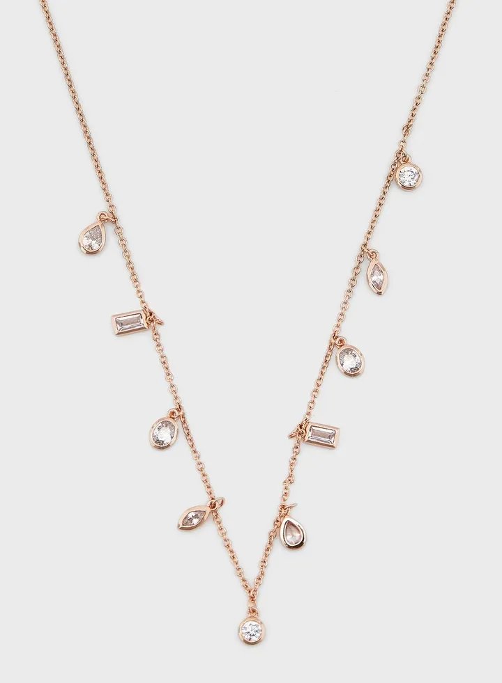 Crystal Charm Necklace
