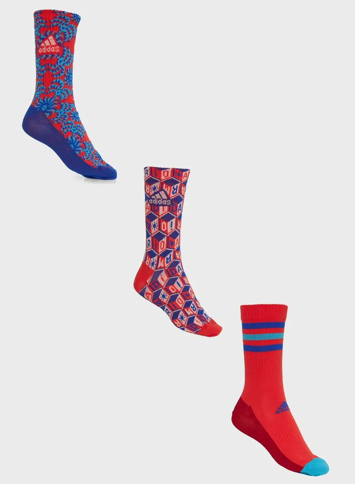 3 Pack Farm Crew Socks