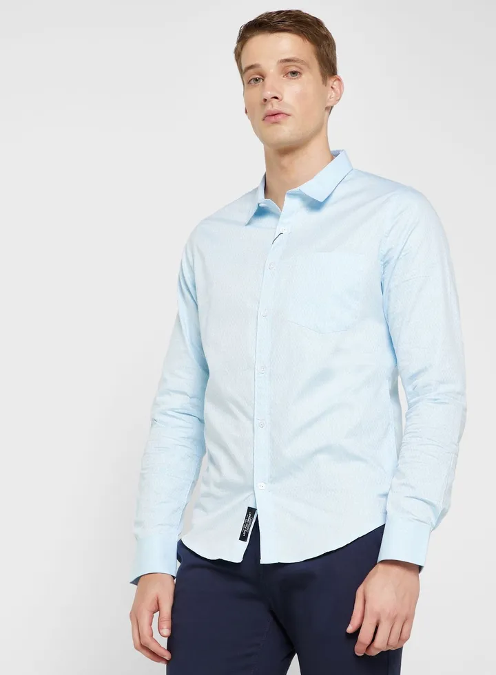 Classic Slim Fit Casual Pure Cotton Shirt