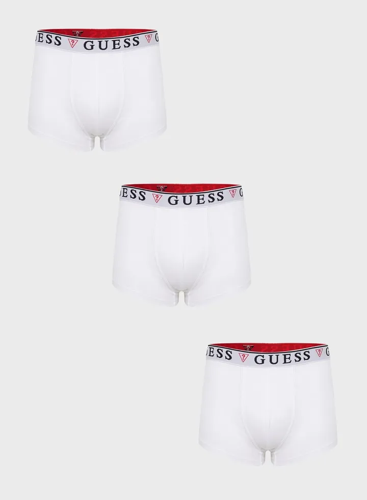 3 Pack Logo Band Trunks