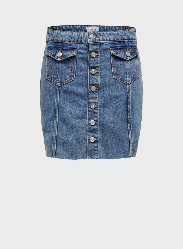 Denim Mini Skirt
