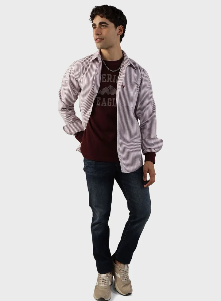 Striped Relaxed Fit Shirt