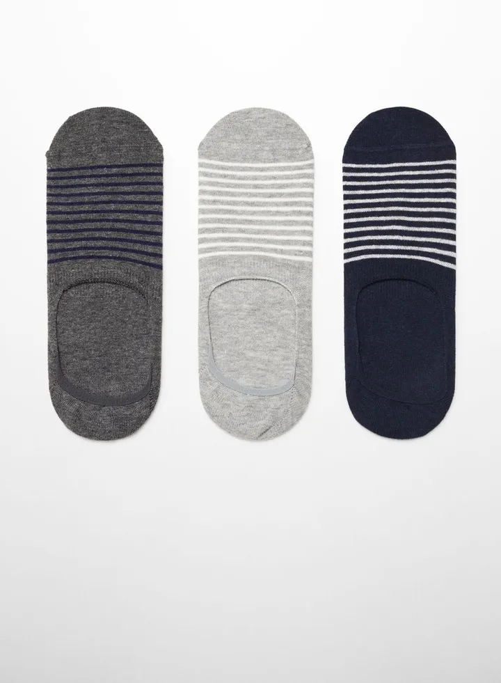 3 Pack No Show Socks