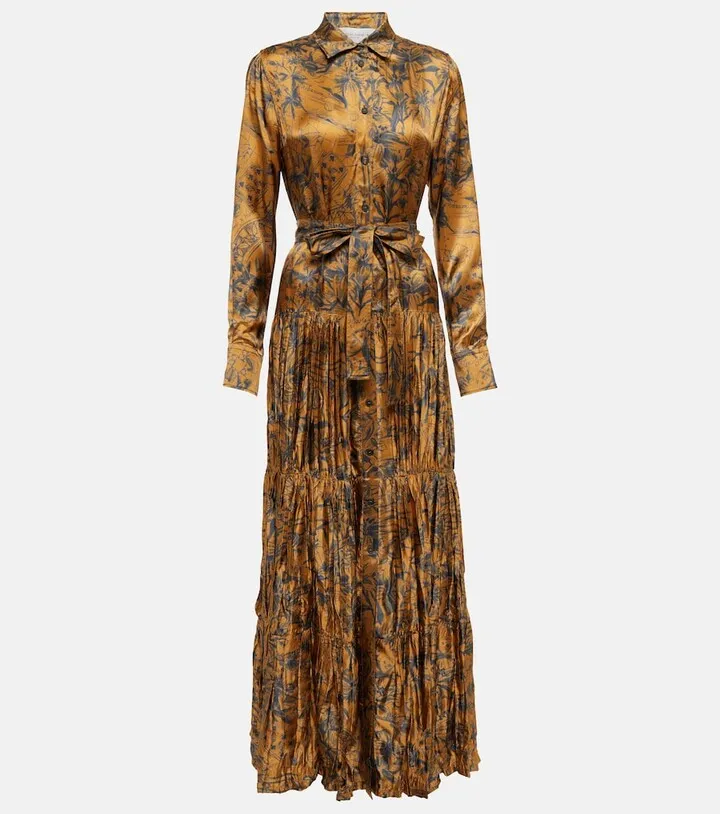 Journey printed maxi dress