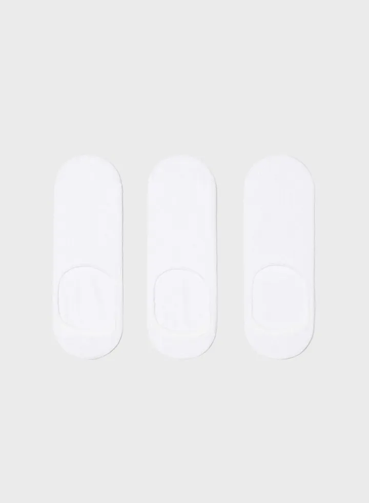 3 Pack No Show Socks